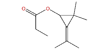 2,2-Dimethyl-3-isopropylidenecyclopropyl propionate